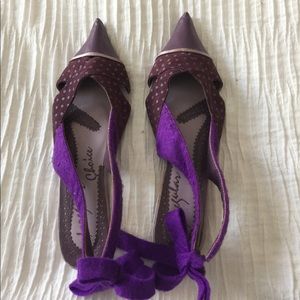 Irregular Choice Purple Flats Size 39.
